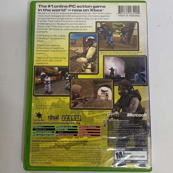 XBOX LIVE Online Enabled Game | Counter Strike - Picture 2 of 6
